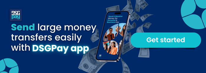 Send large money transfers with DSGPay app