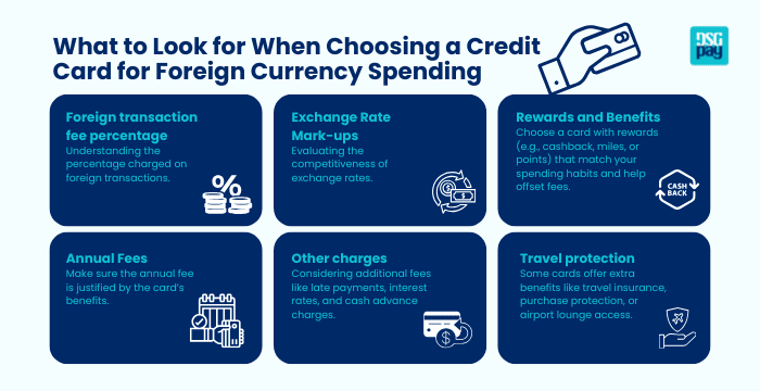 What to Look for When Choosing a Credit Card for Foreign Currency Spending