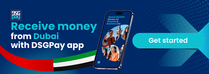 Receive money from Dubai with DSGPay App